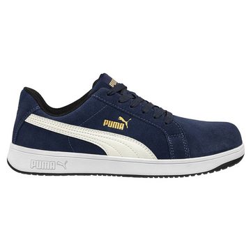 PUMA Safety Iconic Suede Navy Low Sicherheitsschuh