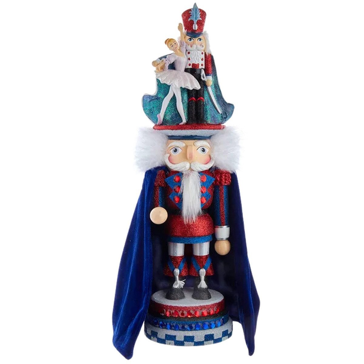 Kurt S. Adler Nussknacker HA0625 - Hollywood Ballerina/Prinz Hut, 45 cm (18), (1-tlg)