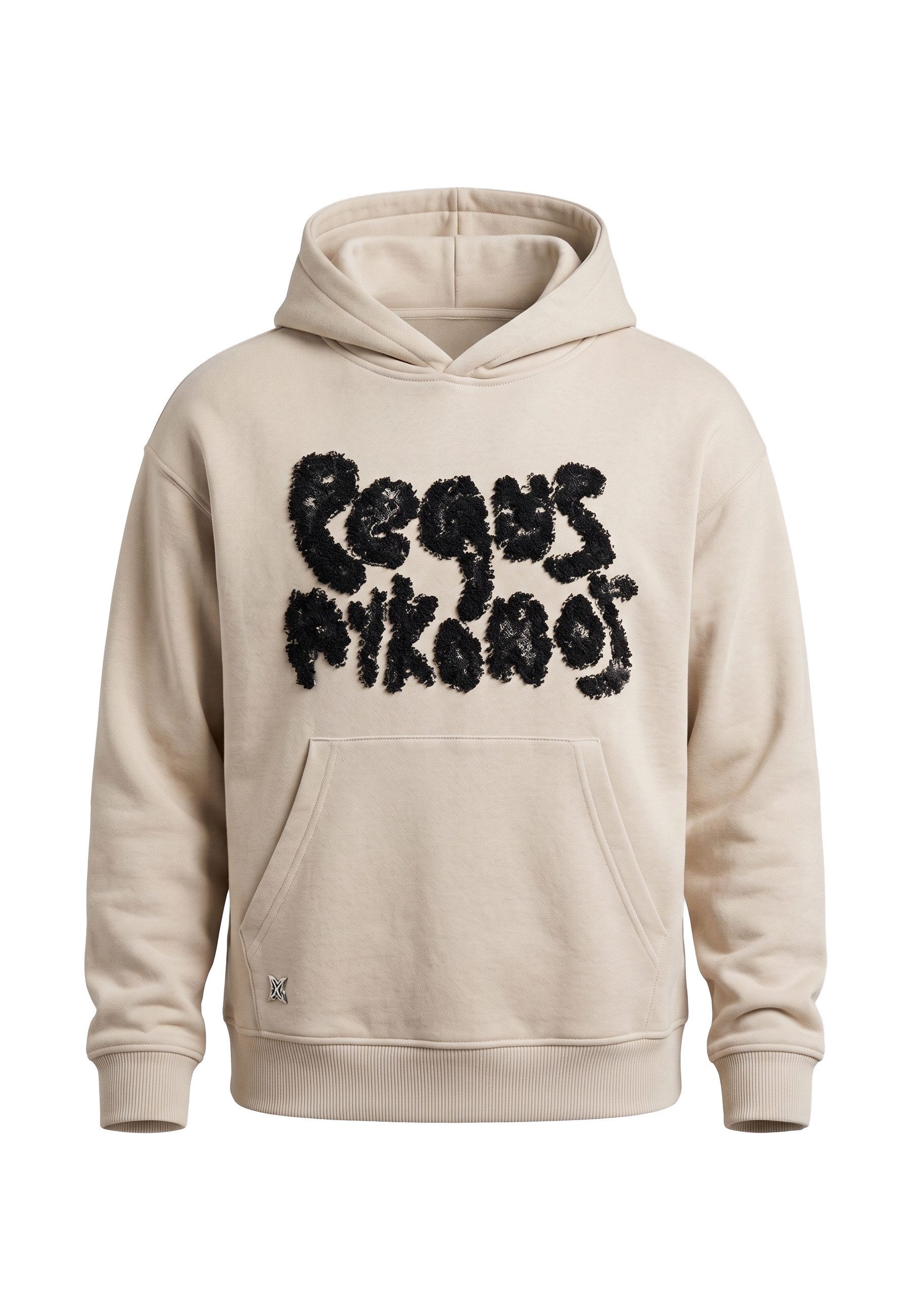 PEQUS Kapuzenpullover PEQUS PEQUS Cropped Back Logo Hoodie (1-tlg)