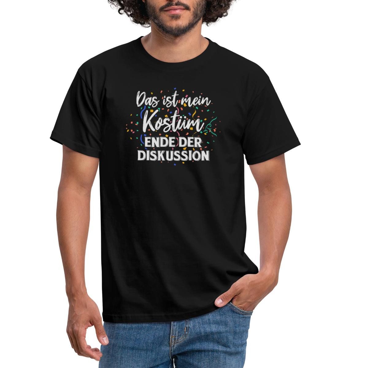 Spreadshirt T-Shirt Das Ist Mein Kostüm Fasching Karneval Ende Männer T-Shi günstig online kaufen