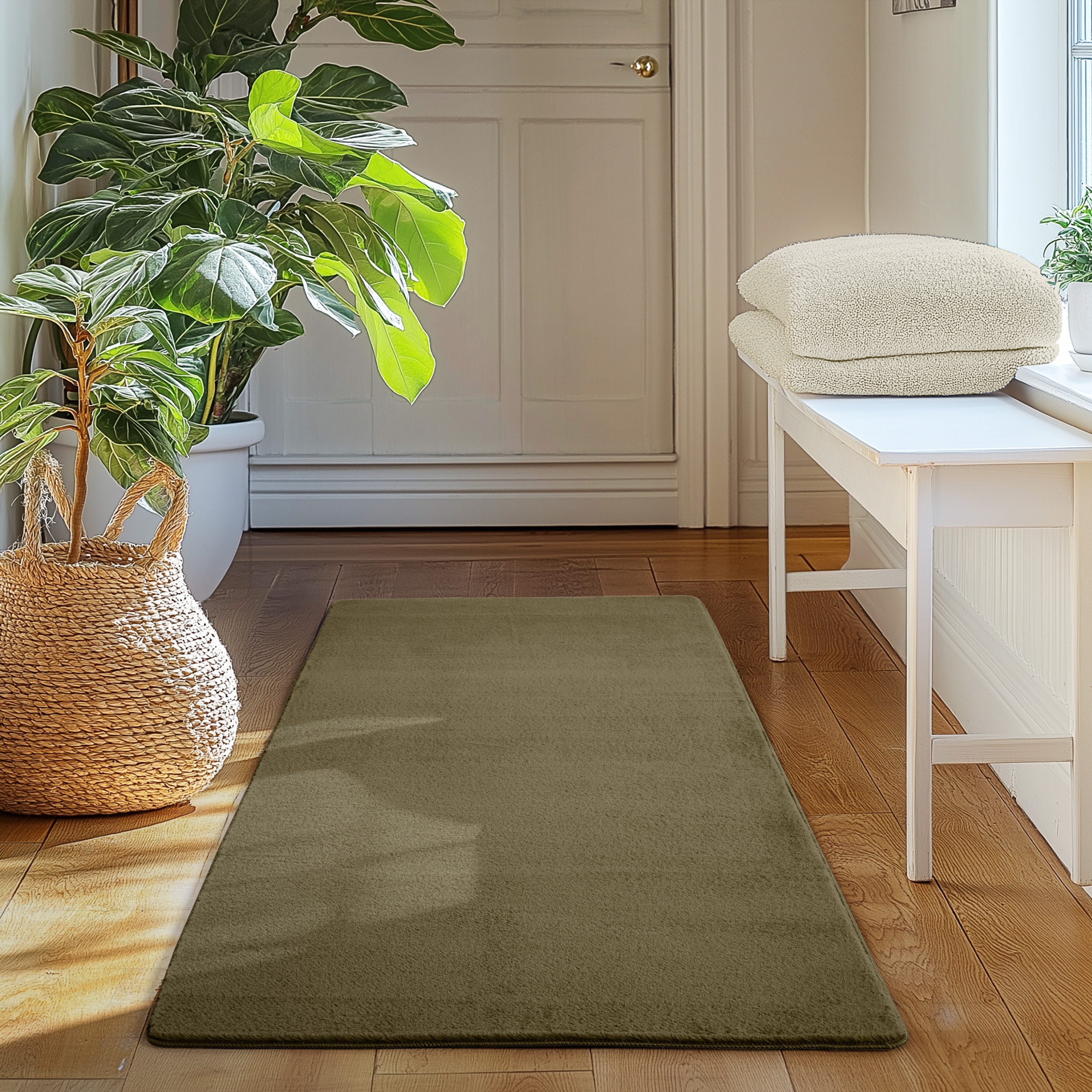 SIMPEX24 Teppich Unicolor - Einfarbig, Läufer, Höhe: 11 mm, Perfekt geeigne günstig online kaufen