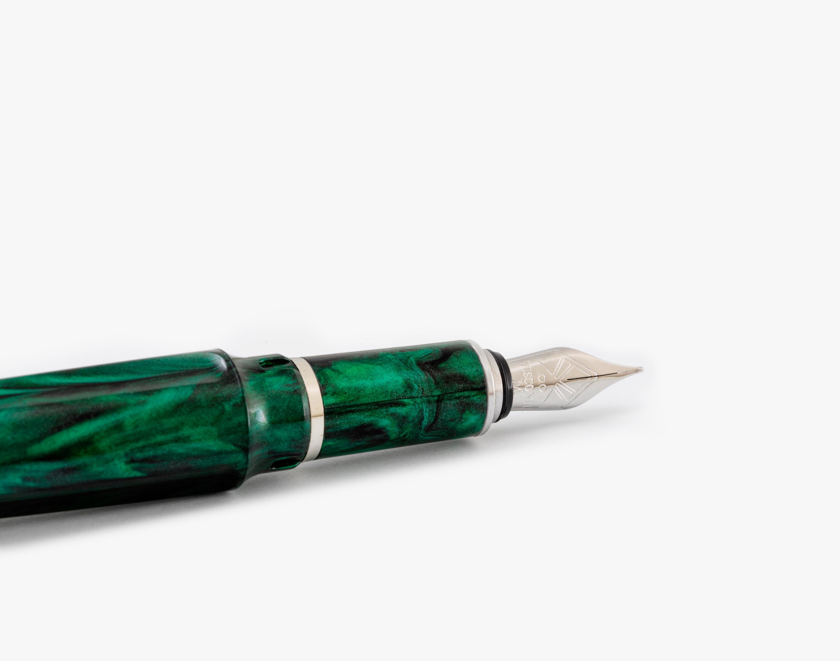 Visconti Füllfederhalter (kein Füllfederhalter Visconti Fountain Emerald B verschiedene, Set) Pen Mirage Emerald