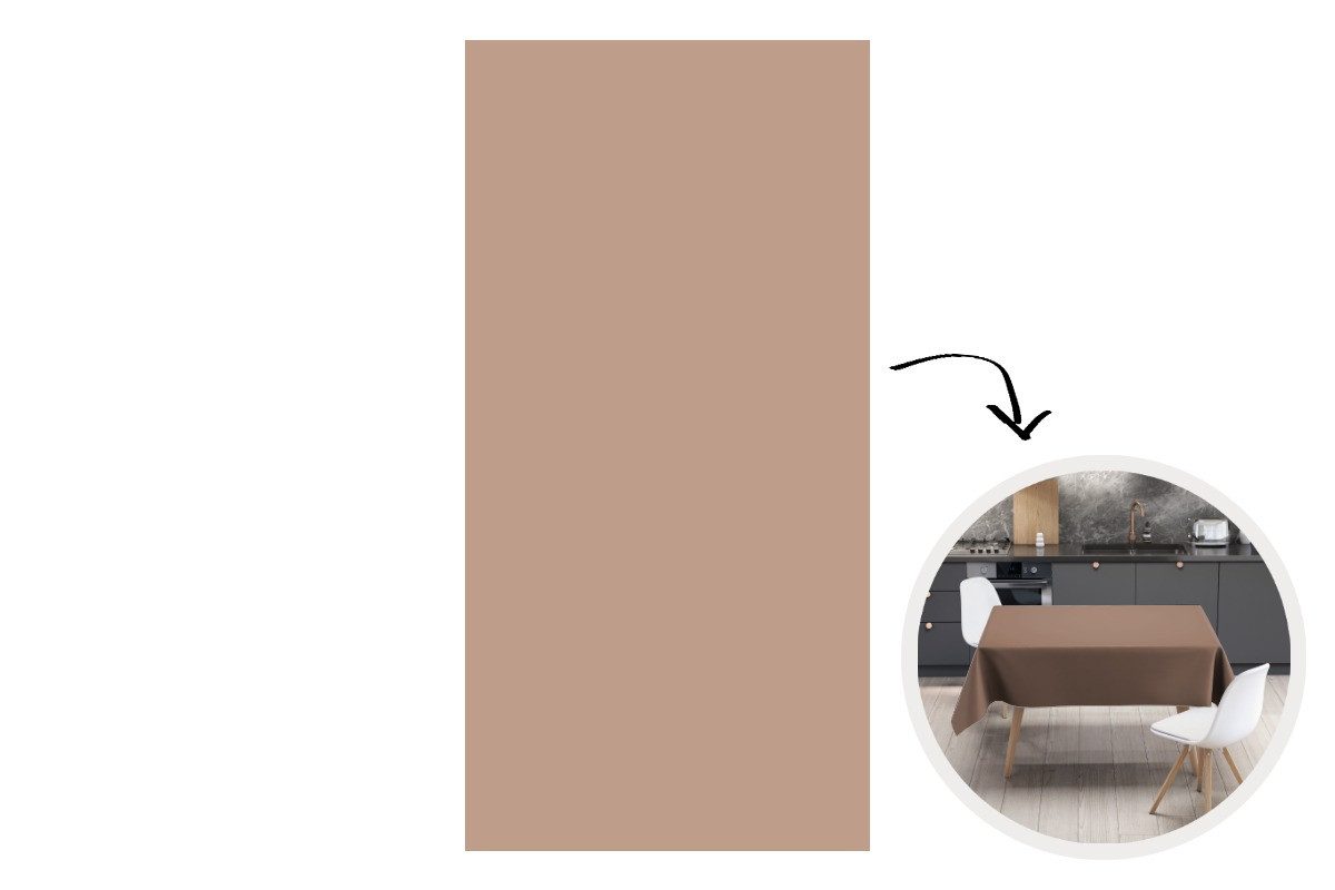 MuchoWow Tischdecke Beige