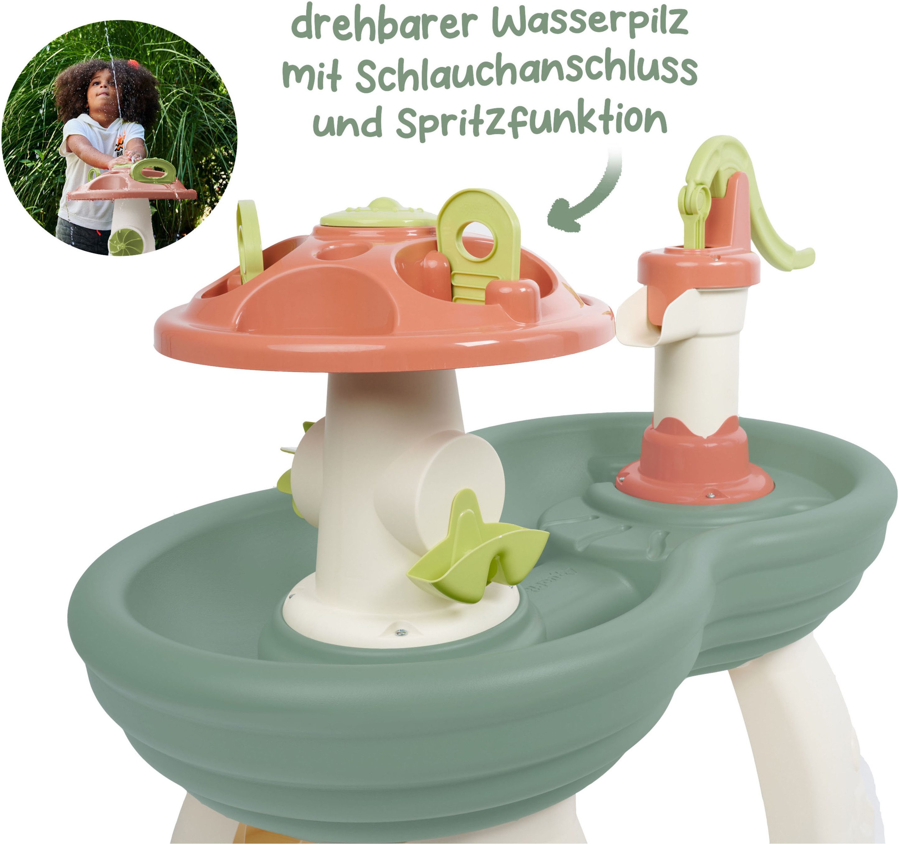 Aquaplay Wasserspieltisch Wassertisch pastell, Made in Germany