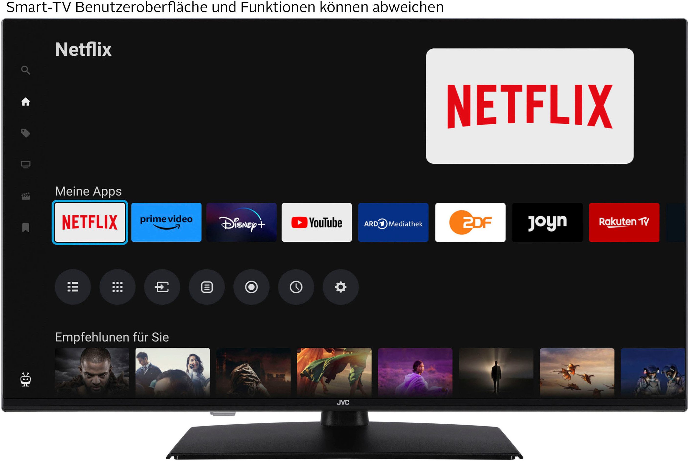 JVC LT-40VF5355 LED-Fernseher (102 cm/40 Zoll, schwarz ! RABATT: 27.09%