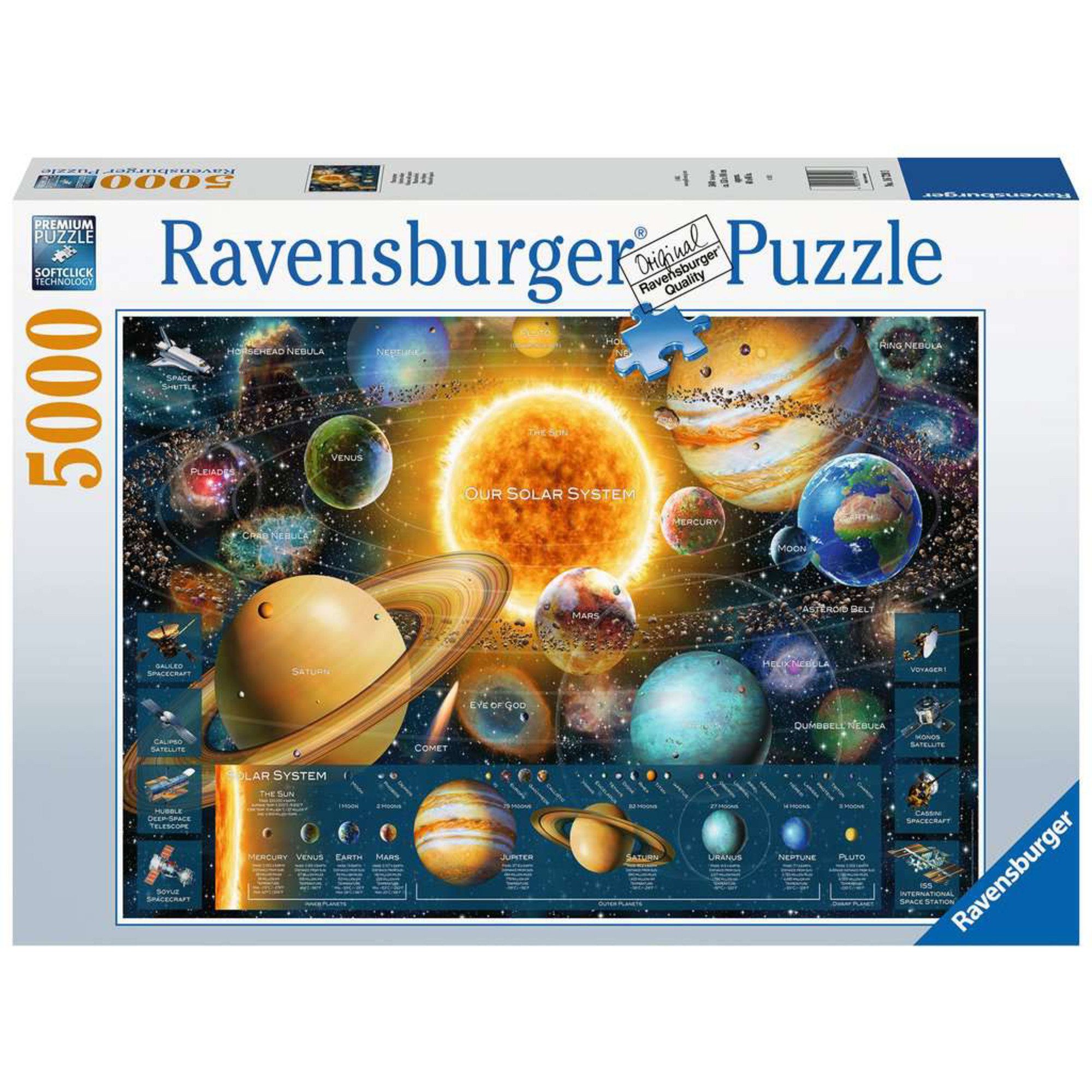 Ravensburger Puzzle Ravensburger Puzzle: Planetensystem (5000 Teile), 5000 Puzzleteile