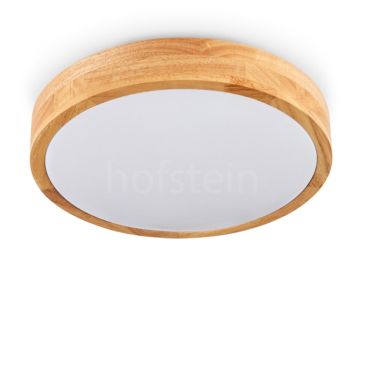 hofstein Deckenleuchte moderne Deckenlampe aus Metall/Bambus/Kunststoff in günstig online kaufen