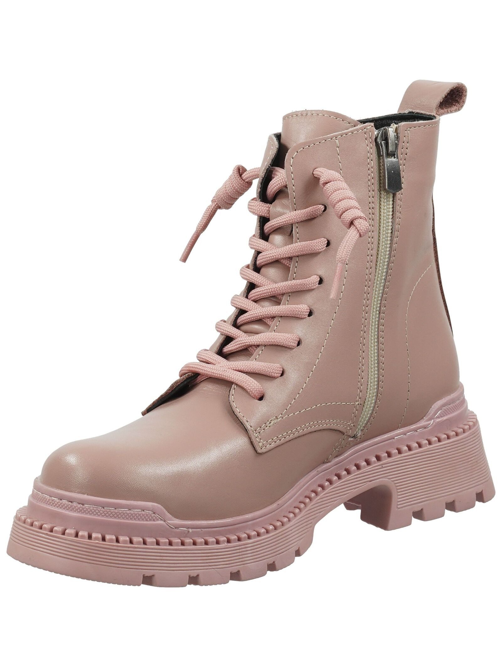 ILC Stiefelette Leder . Schnürstiefelette