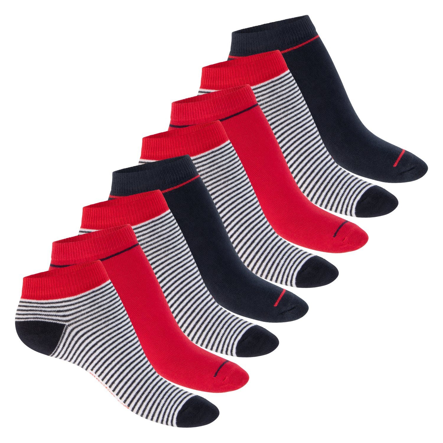 Paar) Damen Kurze Sneaker Socken süße mit Sneakersocken Muster (8 Footstar Mehrfarb-Pack Söckchen
