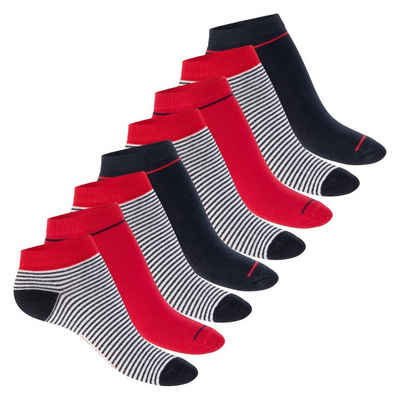 Footstar Sneakersocken süße Damen Sneaker Socken (8 Paar) Kurze Söckchen mit Muster