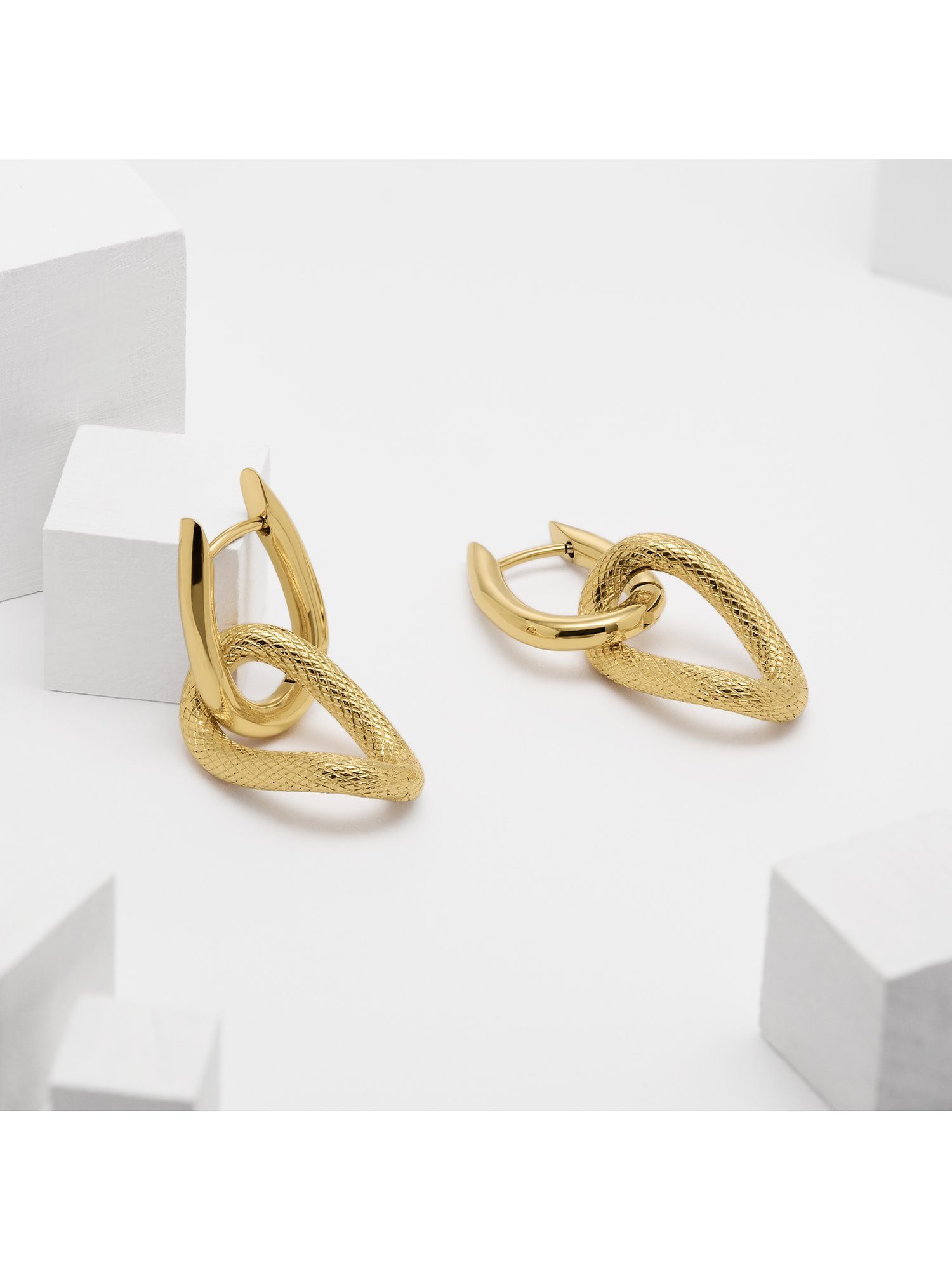 FAVS Paar Creolen FAVS Damen-Creolen Edelstahl (Paar) günstig online kaufen