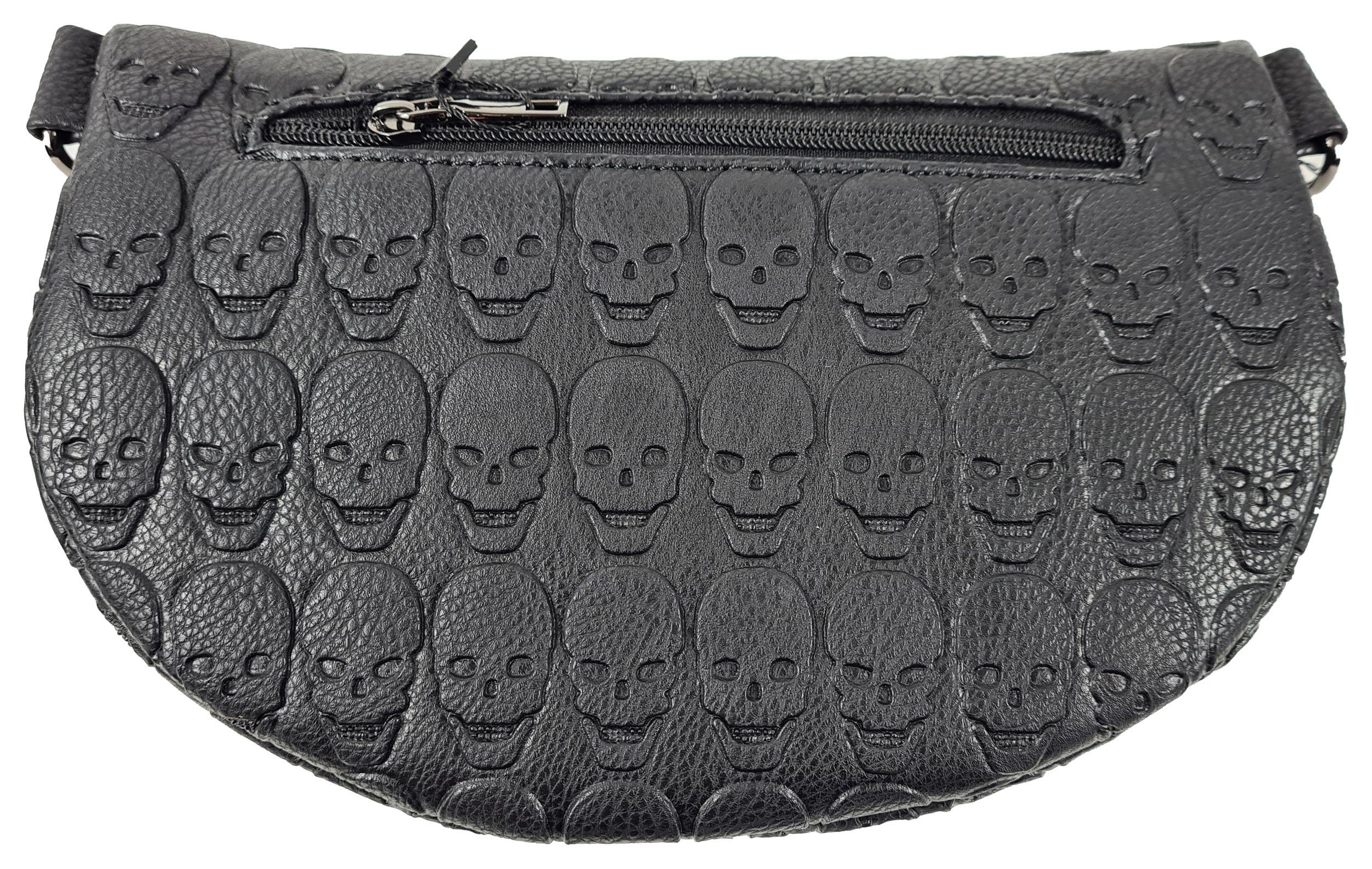 Einkaufszauber Bauchtasche Gürteltasche Bauchtasche Skull Totenkopf 3D