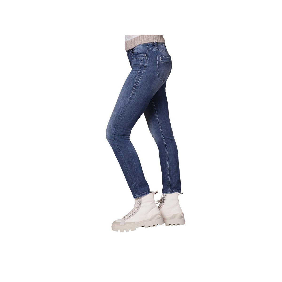 BLUE (1-tlg) 5-Pocket-Jeans blau FIRE