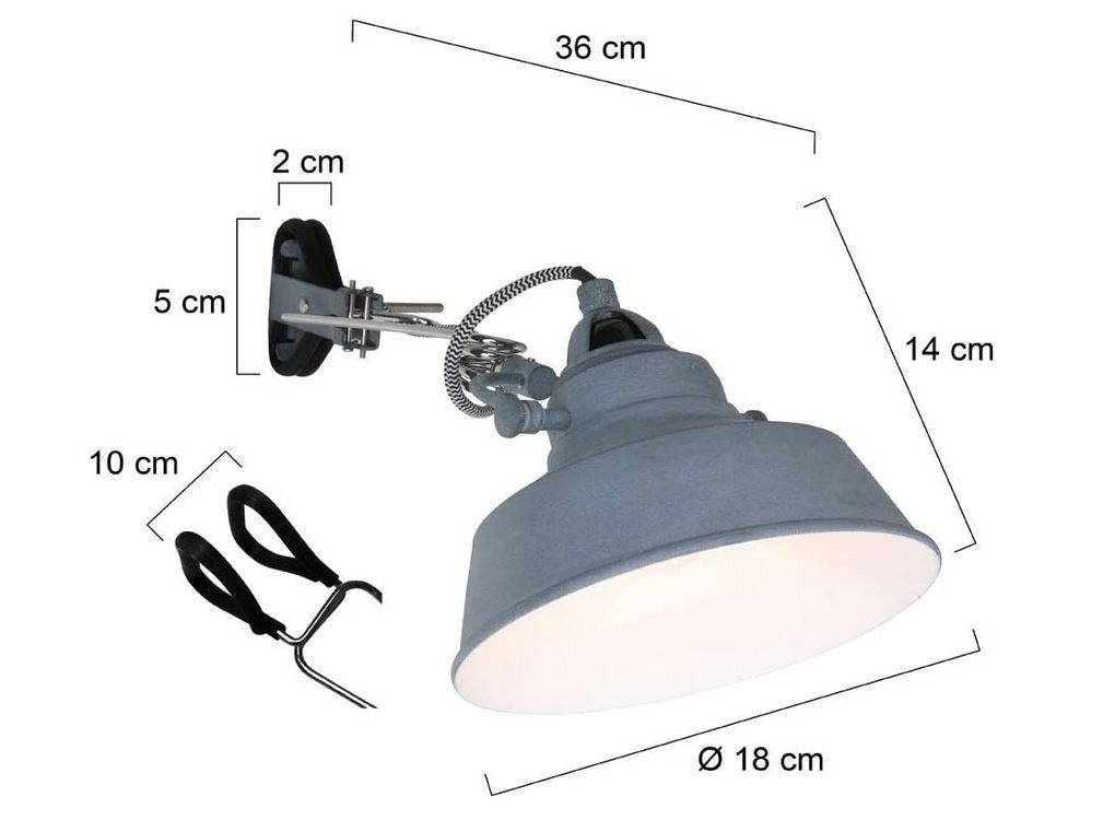 Lichthandel Hoch LED Klemmleuchte Klemmlampe E27 günstig online kaufen