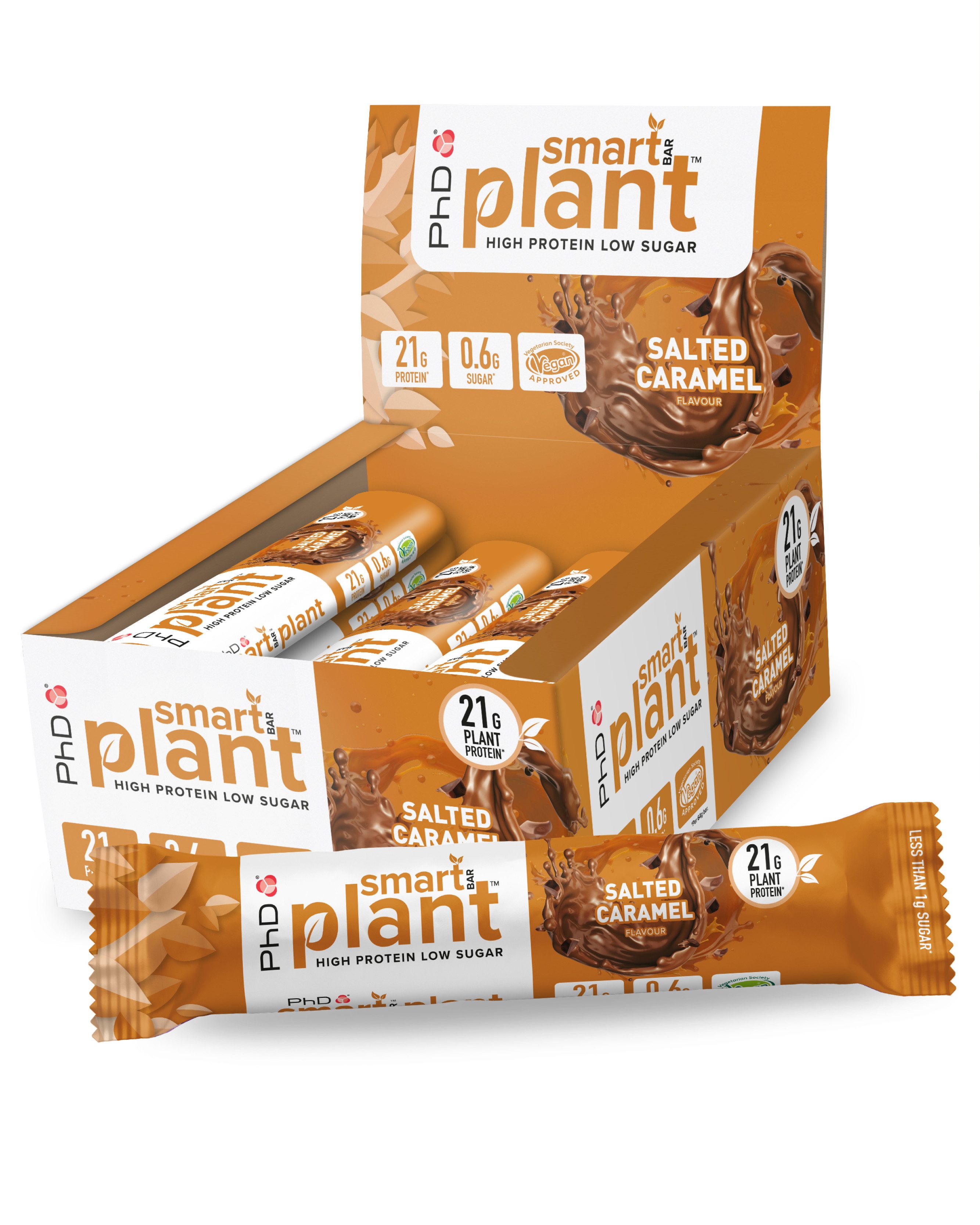 Science in Sport PhD Nutrition Smart Plant Protein Vegan Riegel, 64 g