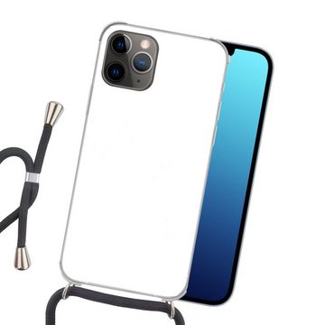 MuchoWow Handyhülle Weiß - Farben - Neutral, Handyhülle Telefonhülle Apple iPhone 11 Pro Max
