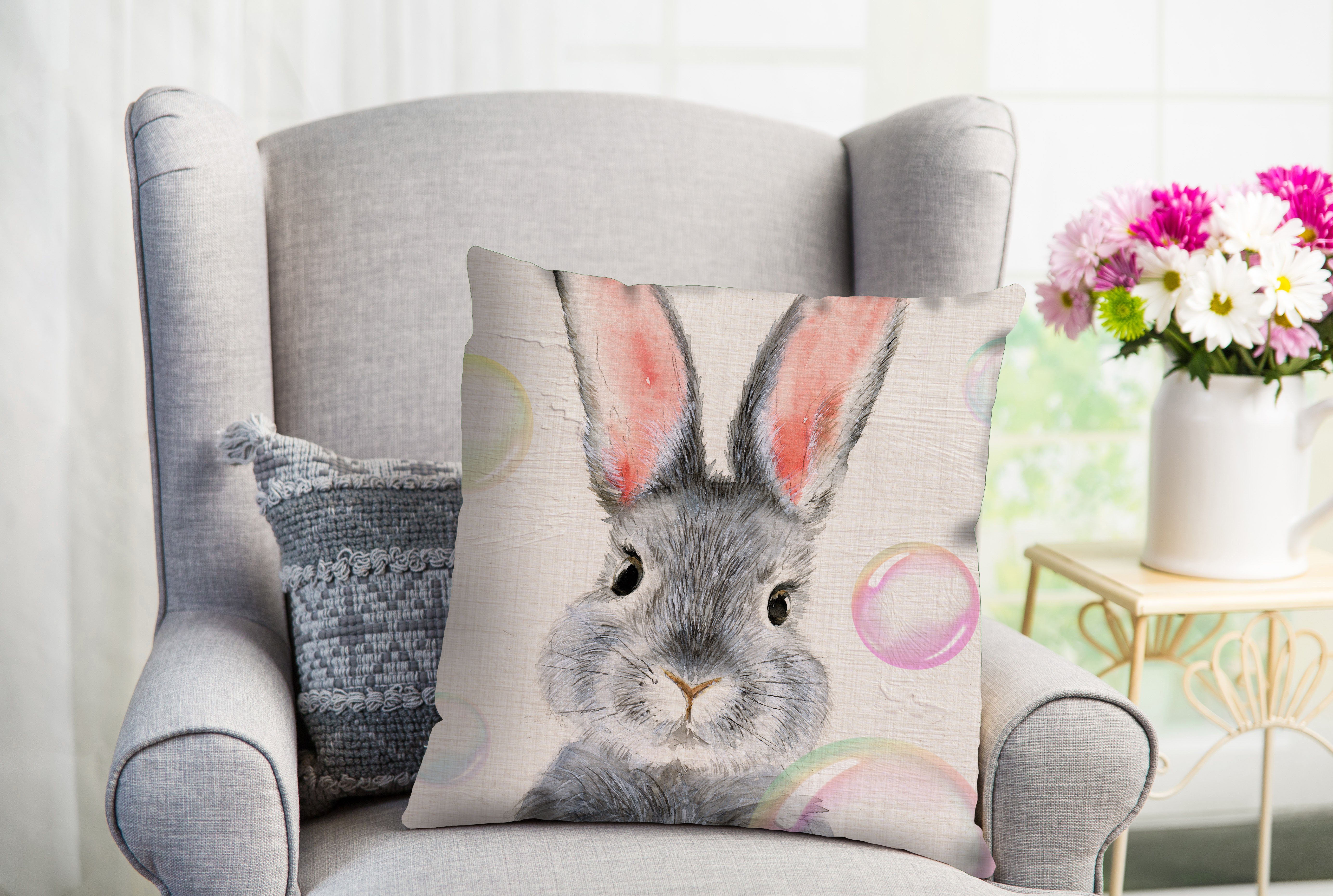 queence Dekokissen Bambino, süßer Hase