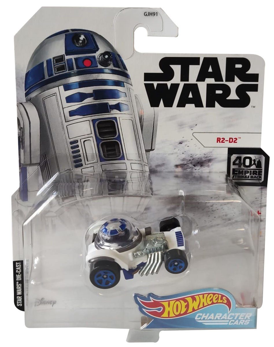 Mattel Spielzeug-Rennwagen Wheels Cars Character R2-D2, Hot GMJ03 Wheels Hot Star