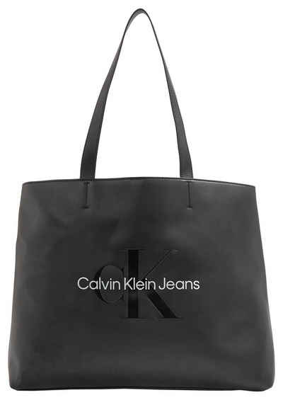 Calvin Klein Jeans Сумки для покупок SCULPTED SLIM TOTE34 MONO, mit geräumigem Hauptfach Handtasche Damen Tasche Damen Henkeltasche