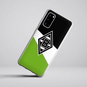 DeinDesign Handyhülle Borussia Mönchengladbach Gladbach Offizielles Lizenzprodukt, Samsung Galaxy S20 Silikon Hülle Bumper Case Handy Schutzhülle