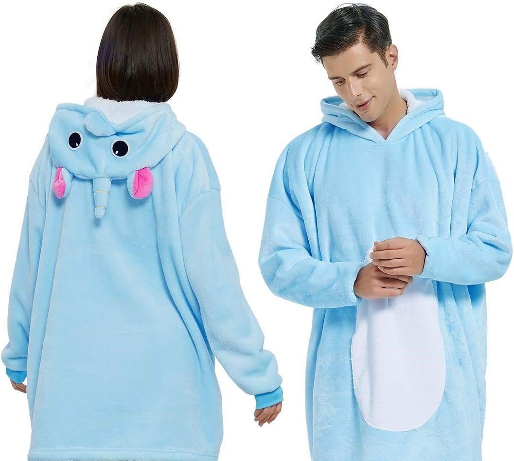 Diyarts Kapuzenpullover (Doppellagiges Acryl-Design, Decke mit Ärmel, Cospl günstig online kaufen