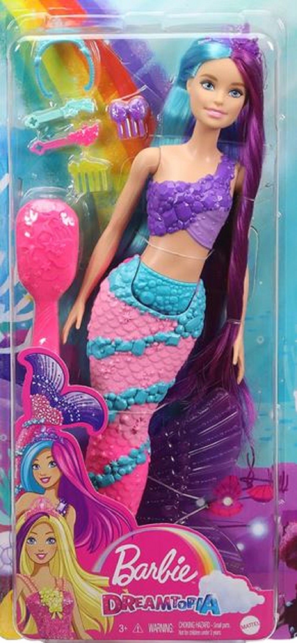 Mattel® Meerjungfrau Haar langem Dreamtopia mit Barbie Barbie Anziehpuppe Puppe