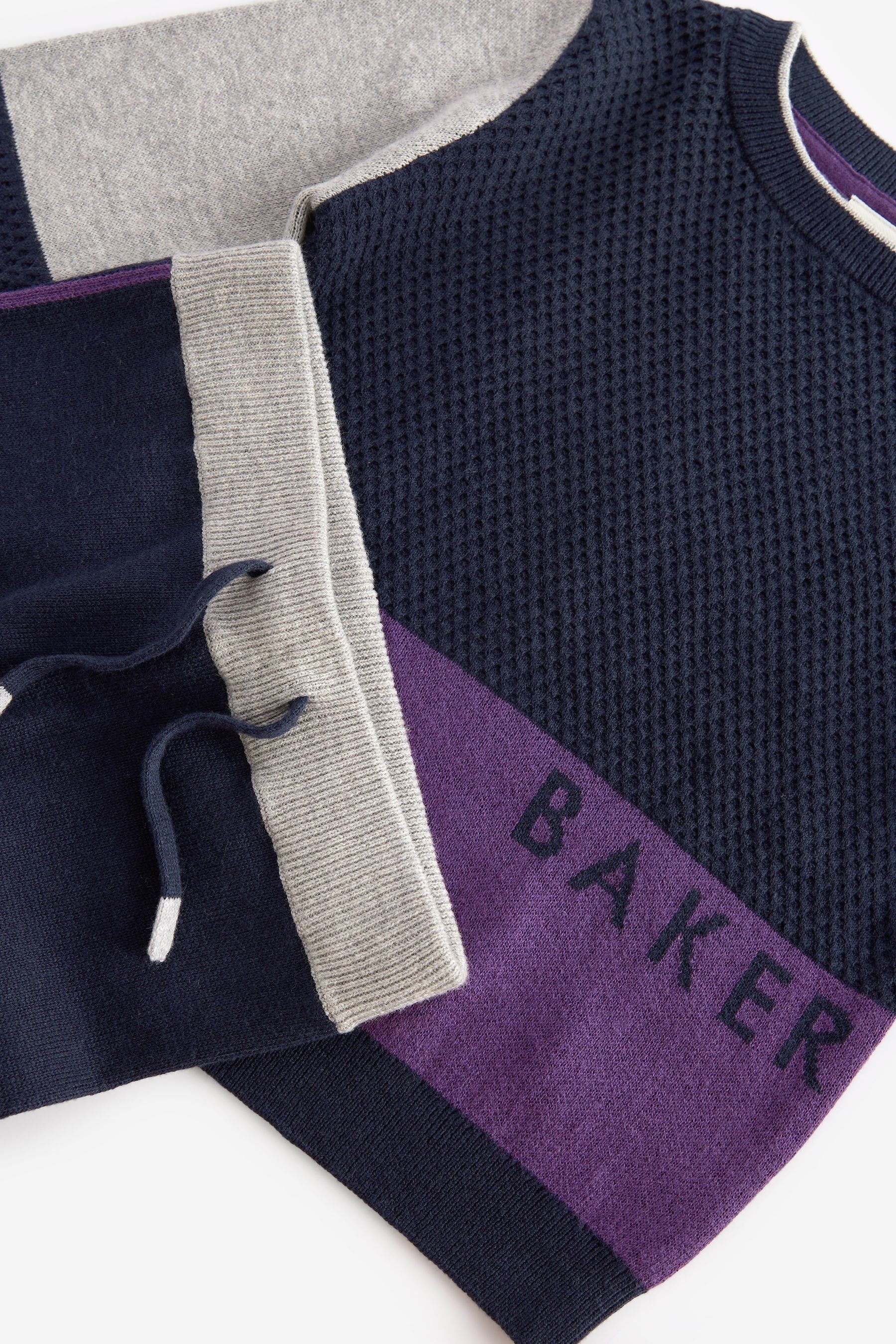 Baker by Ted Ted Jogginghose Baker by (2-tlg) Baker Baker Sweatanzug und Strickpullover