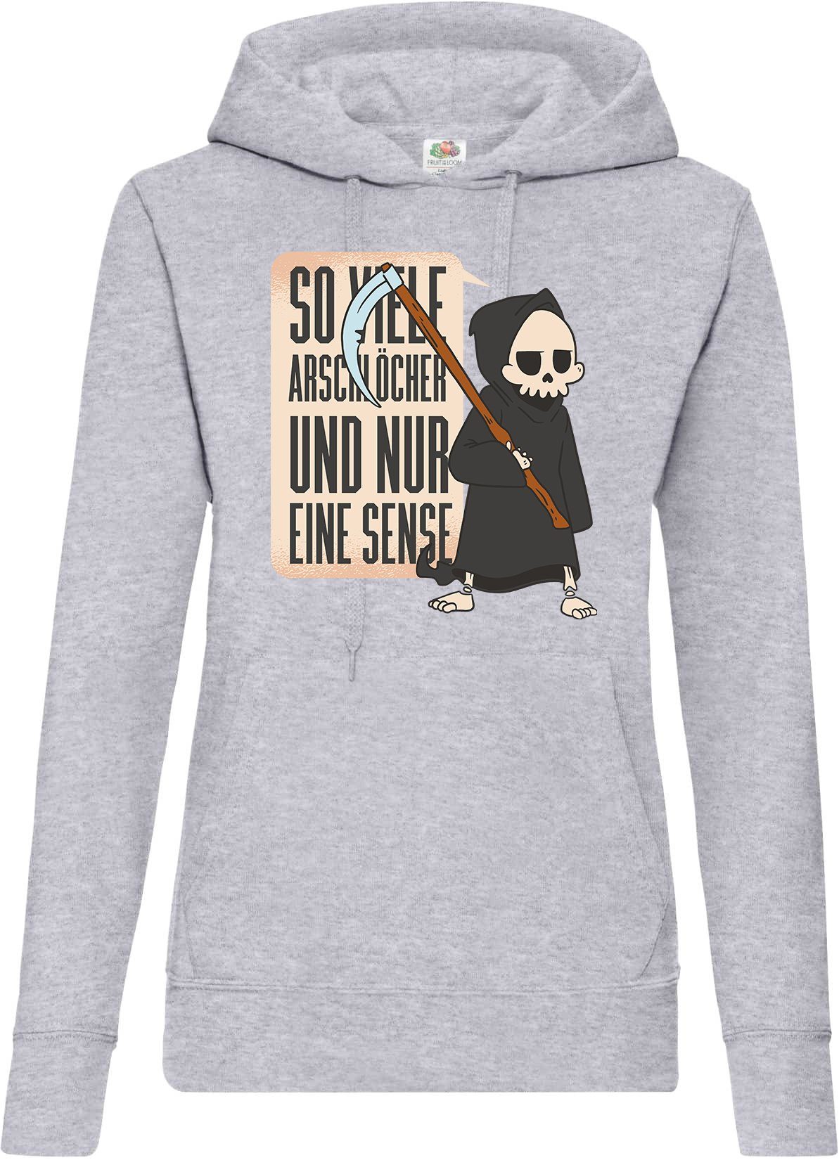 Kapuzenpullover Nur eine Sense Damen Hoodie Pullover