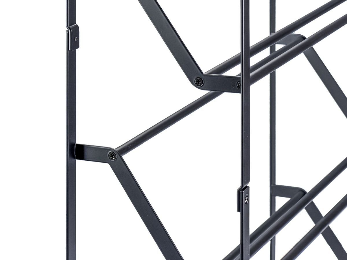 schwarz Frame, Schuhregal | Yamazaki minimalistisch 8-12 freistehend, Paar, Schuhablage, für schwarz