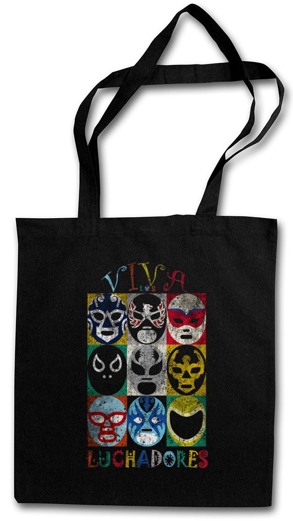 Urban Backwoods Beuteltasche Luchadores Stofftasche Mexiko Wrestling Wrestler Mexican Mexico Latin (1-tlg), Latino Lucha Libre Masken