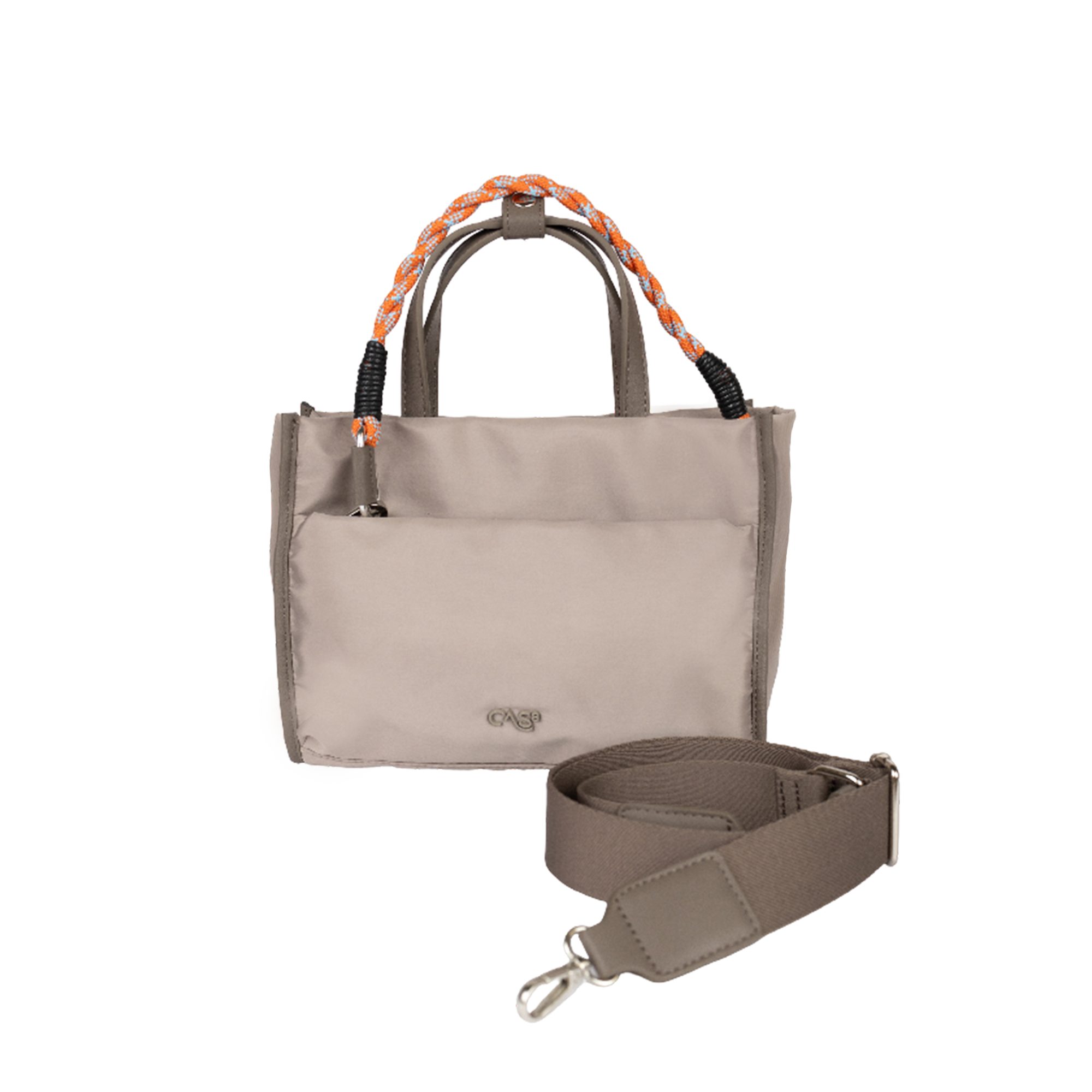 Cas8 Handtasche Nele 35350 von Cas8 - kompakt, modisch und funktional, Innenfutter in modischer Kontrastfarbe