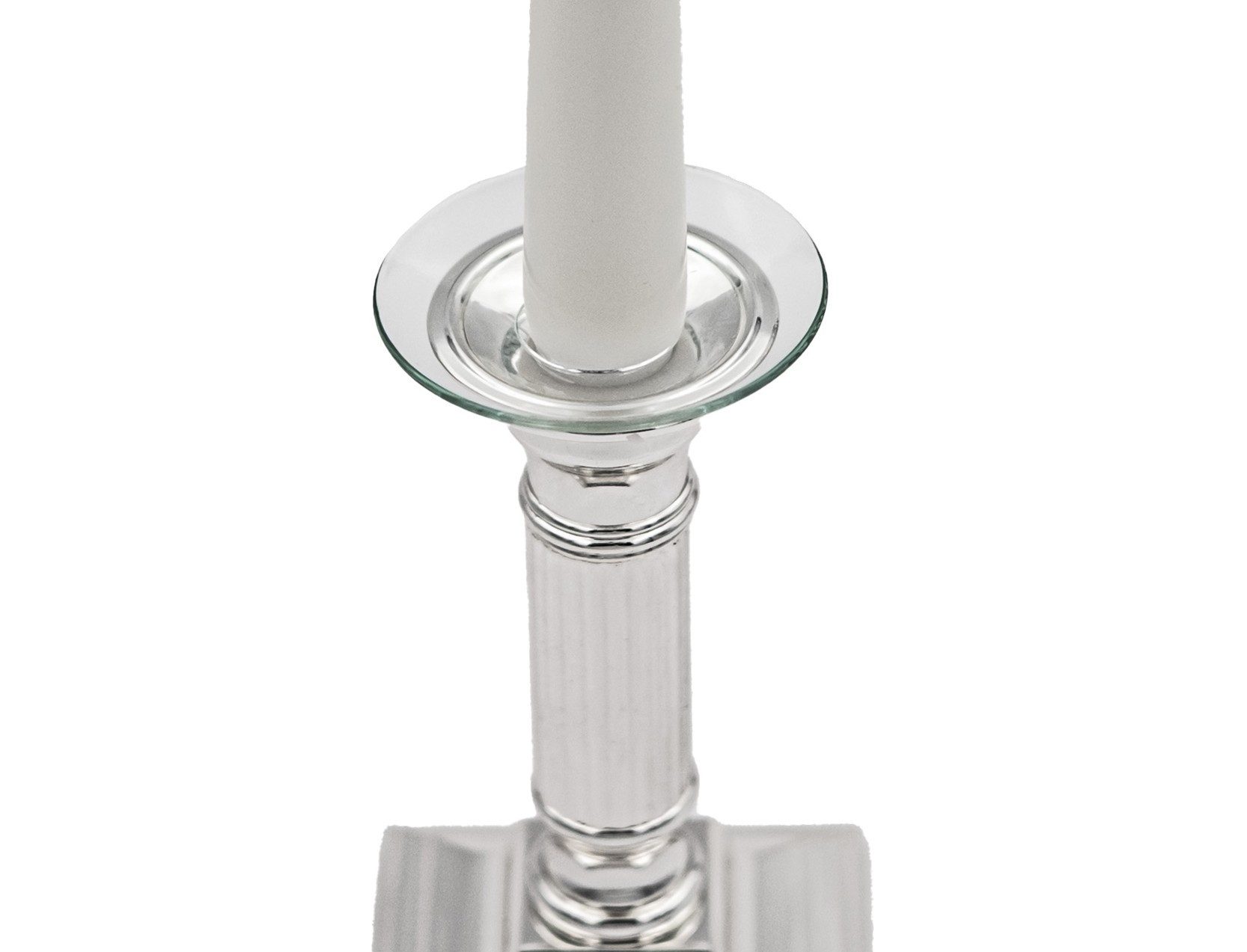 Holfeuer Crystal Design Spitzkerze Glas-Kerzenmanschette für Kerzen bis Ø 2 günstig online kaufen