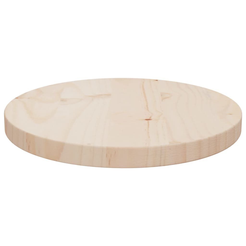 Ø30x2,5 cm Tischplatte Kiefer Massivholz St) (1 furnicato