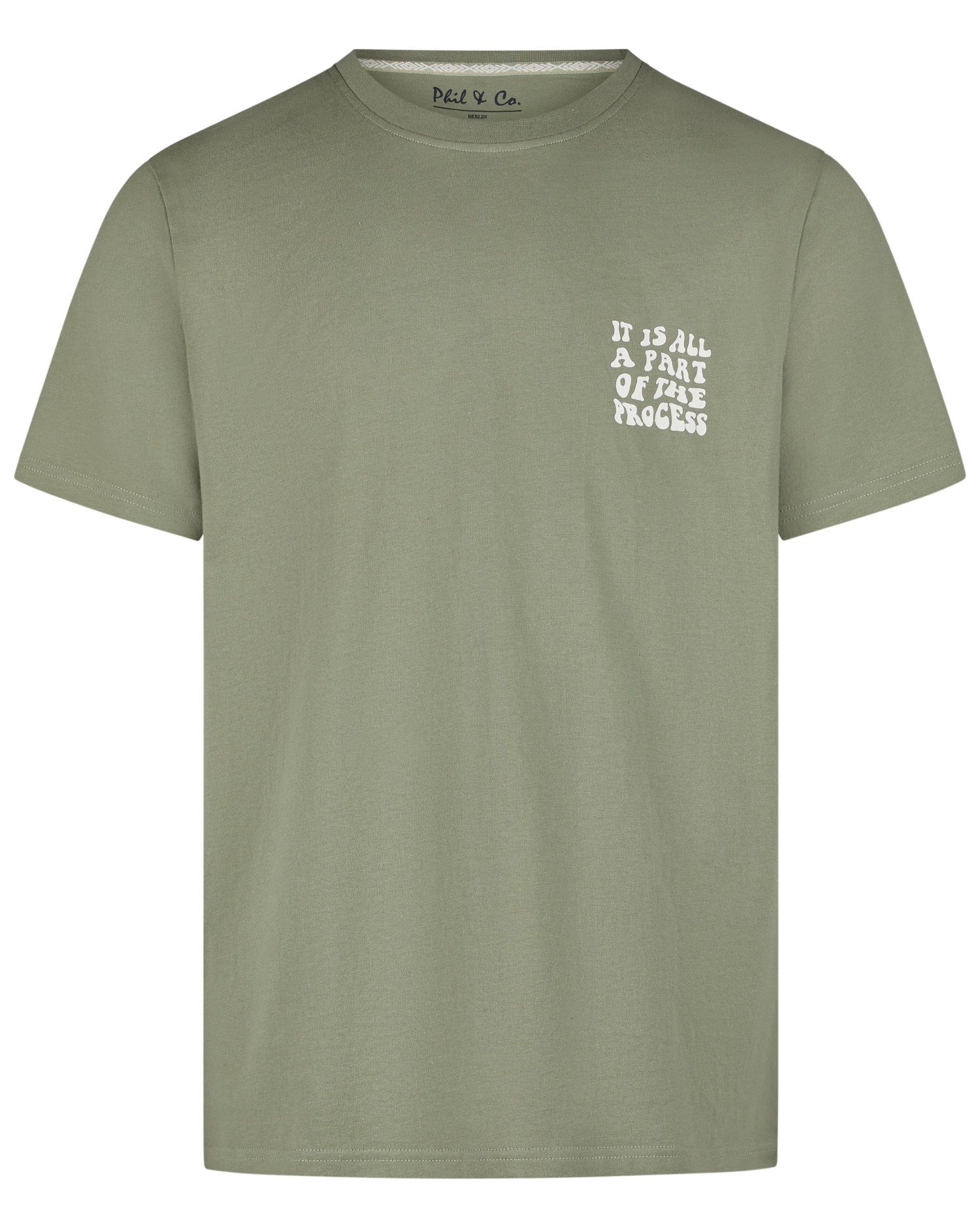 Phil & Co. Pyjamaoberteil Herren Pyjamashirt mit kurzem Arm (1-tlg) Baumwol günstig online kaufen