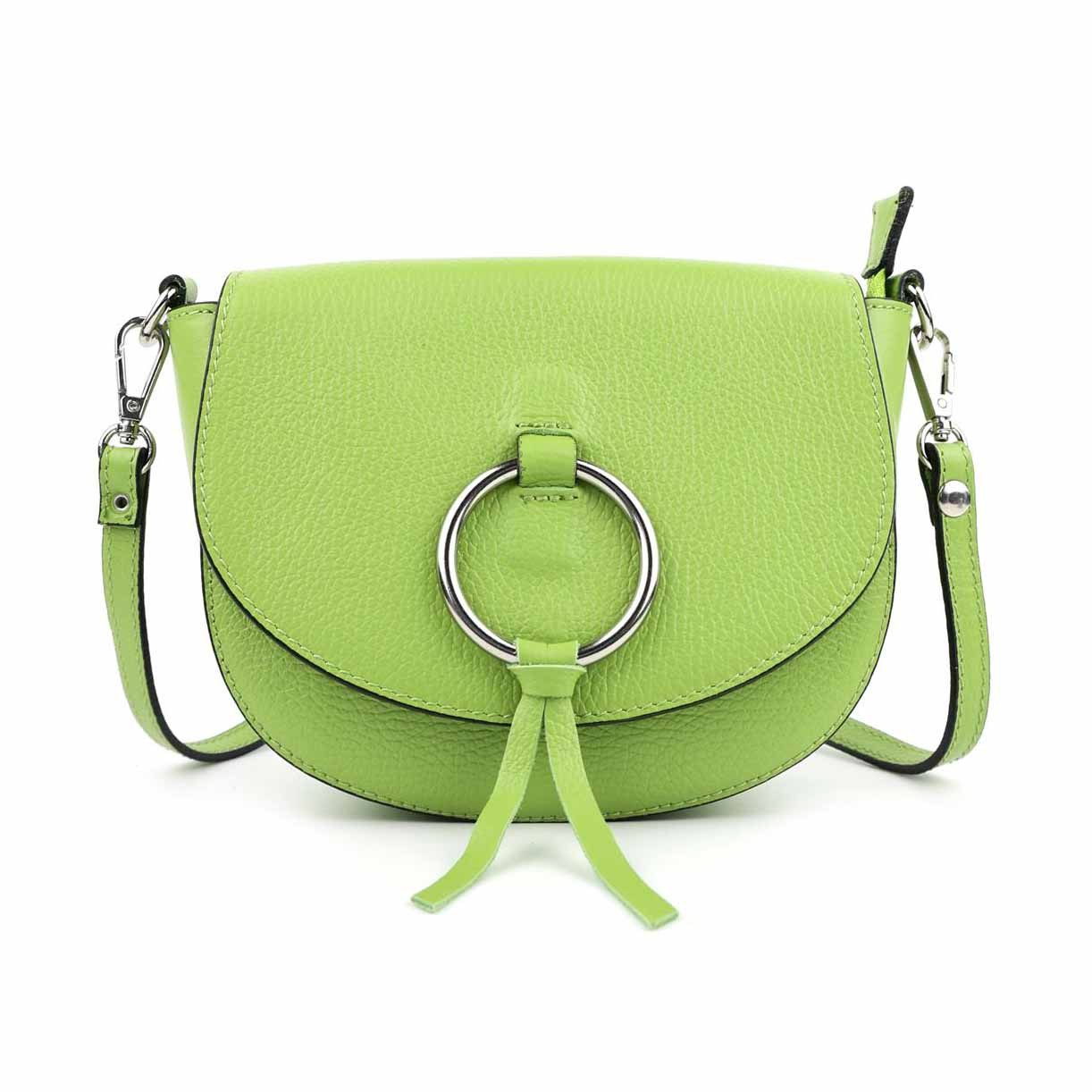 Schultertasche Made in Italy Damen Leder Tasche CrossBody Umhängetasche CrossOver
