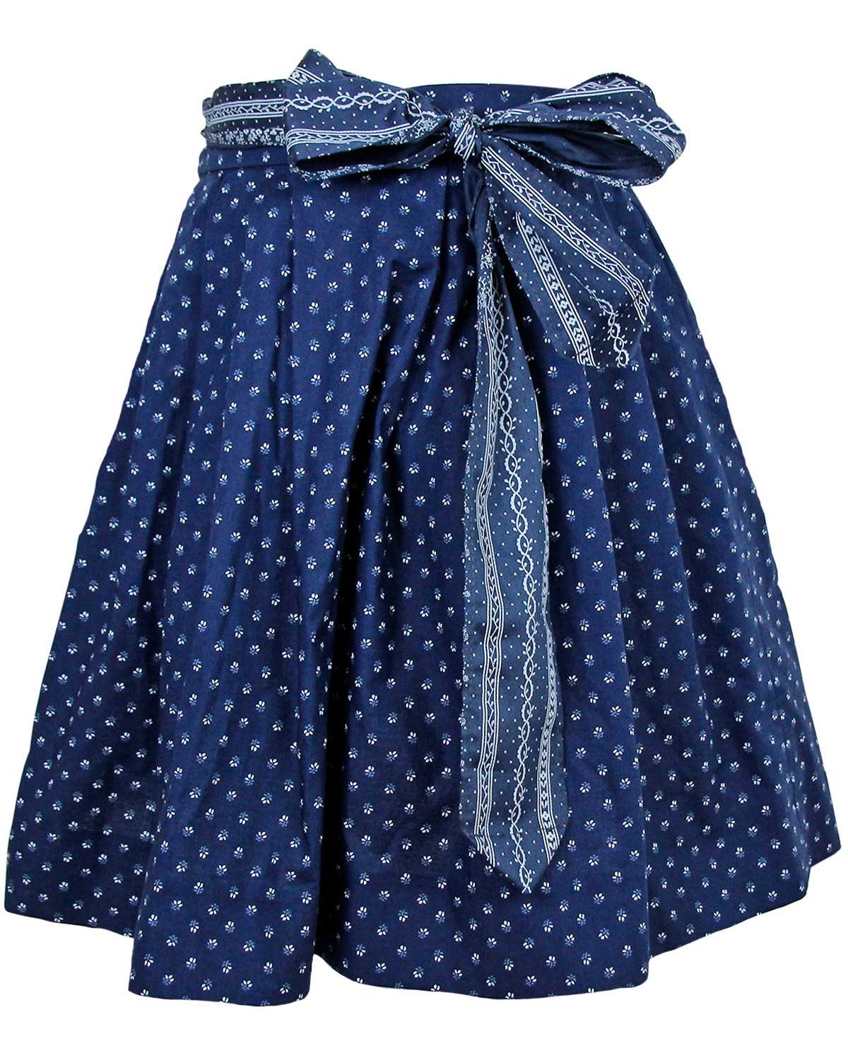 Turi Landhaus Trachtenrock Kinder Trachtenrock 'Thea' mit Blümchenmuster, Du