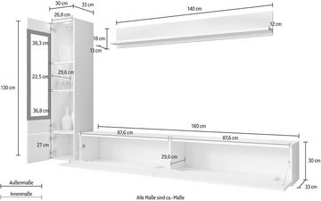 INOSIGN Wohnwand Vera, (Set, 3-St)