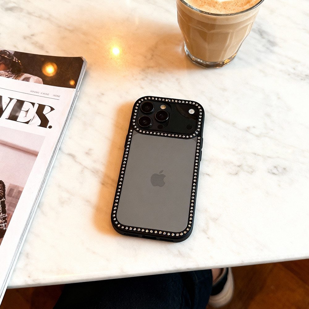 i@home Smartphone-Hülle Glitzer Handyhülle für iPhone 12-17 Pro Max