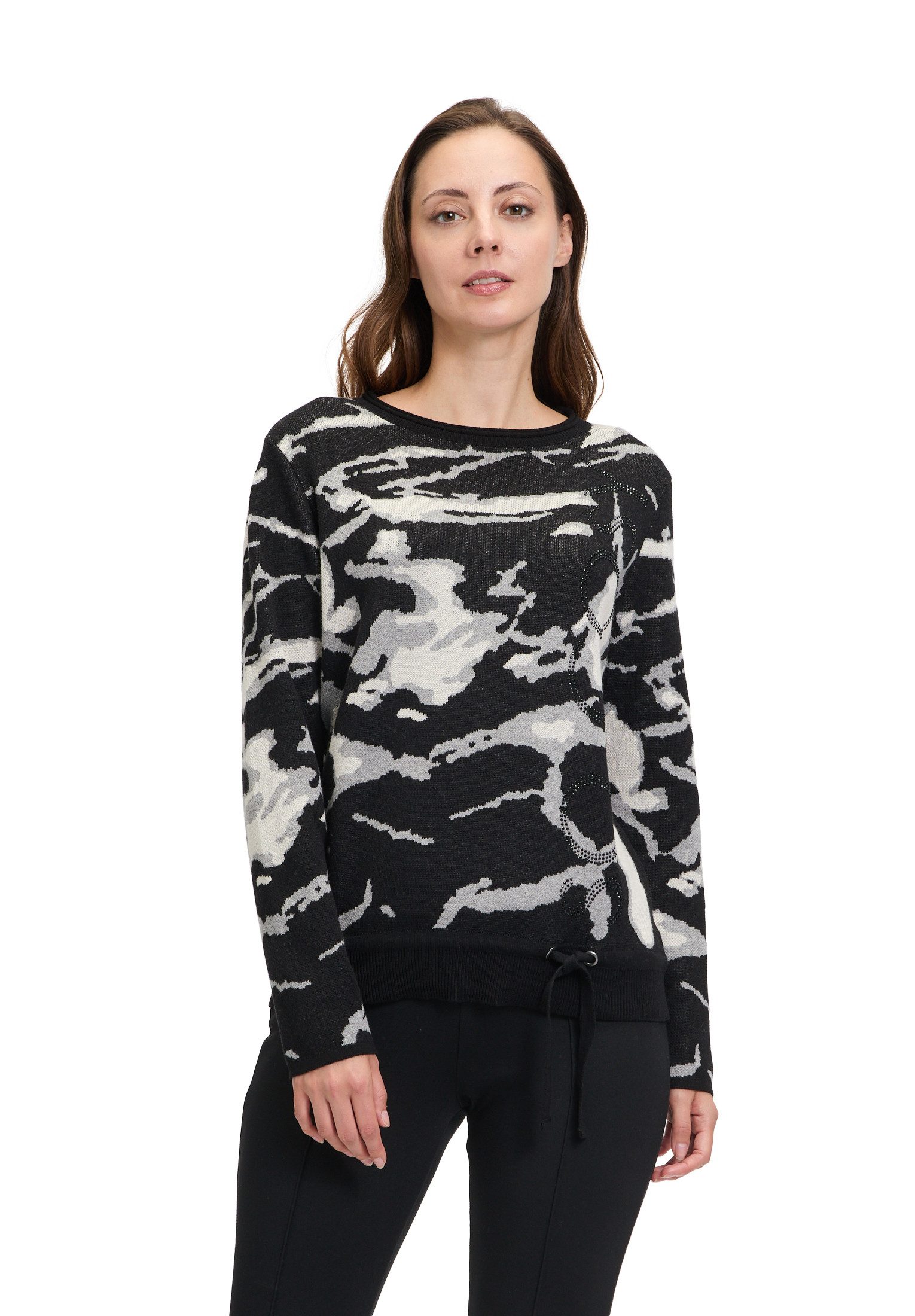 Betty Barclay Strickpullover Damen Strickpullover mit Jacquard (1-tlg) Jacq günstig online kaufen