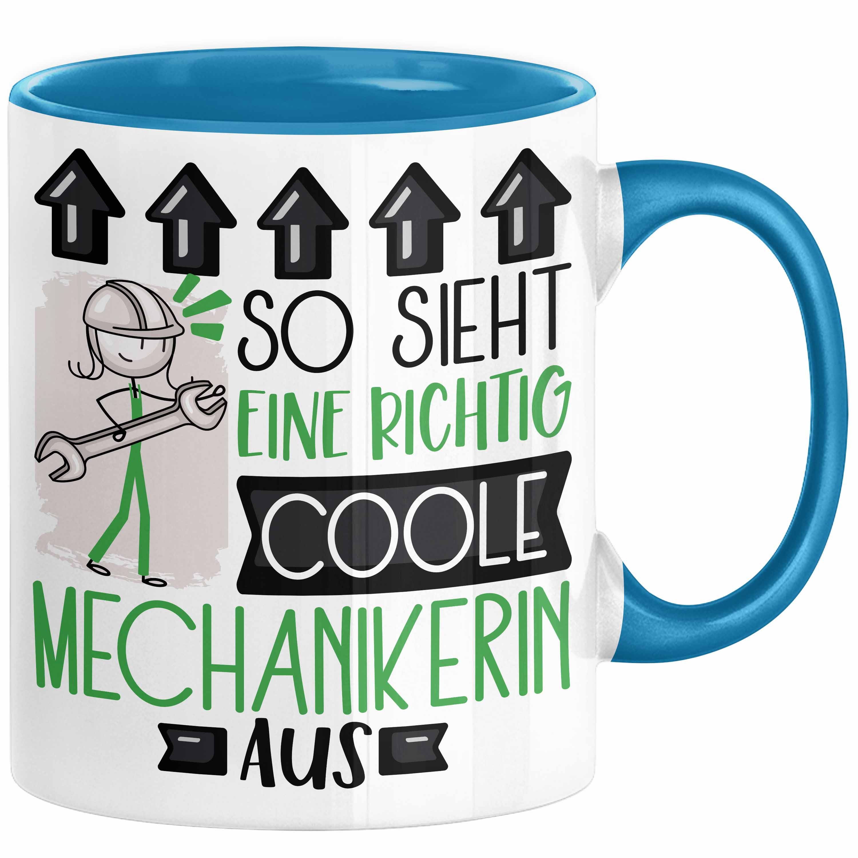 Tasse Mechanikerin Geschenk Tasse Geschenkidee für Mechanikerin Geburtstag W
