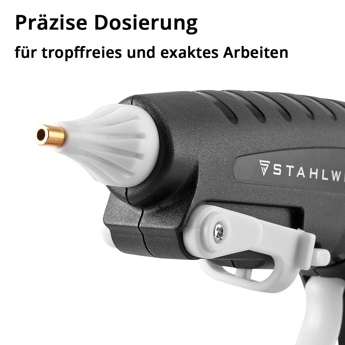 STAHLWERK Heißklebepistole Heißklebepistole HKP-250 ST Profi-Klebepistole, (Set, 6 St., Vollausstattung), elektronisch geregeltes Heizelement.