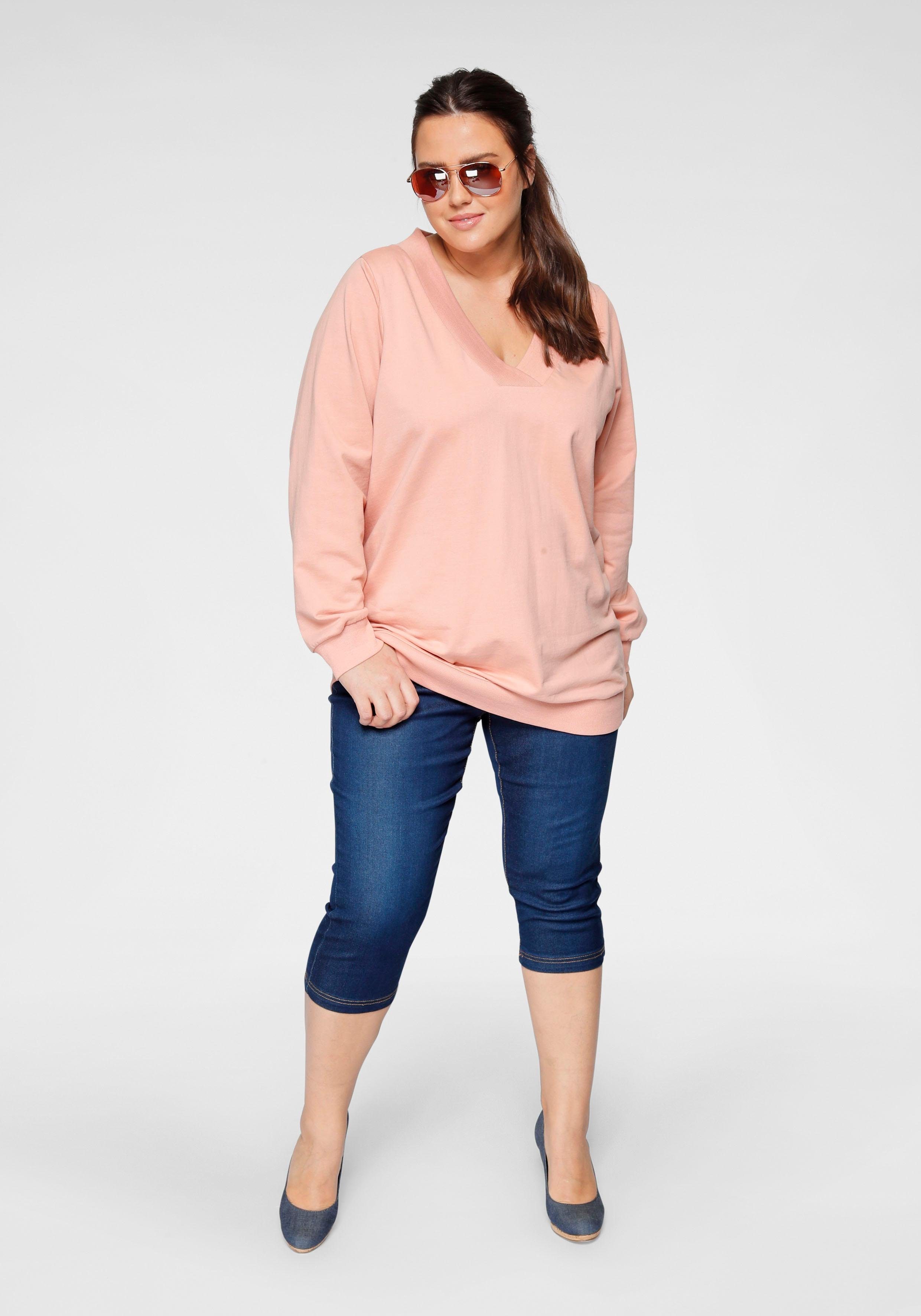 Zizzi Caprijeans »Emily« im 4-Pocket-Stil kaufen | OTTO