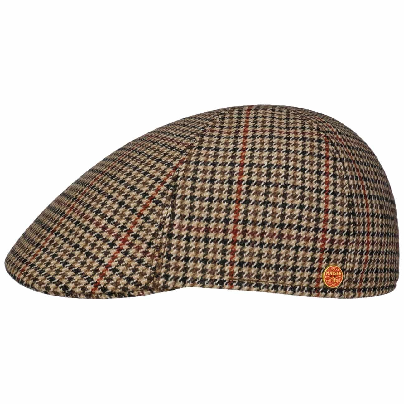 Mayser Flat Cap (1-St) Schirmmütze mit Schirm, Made in the EU