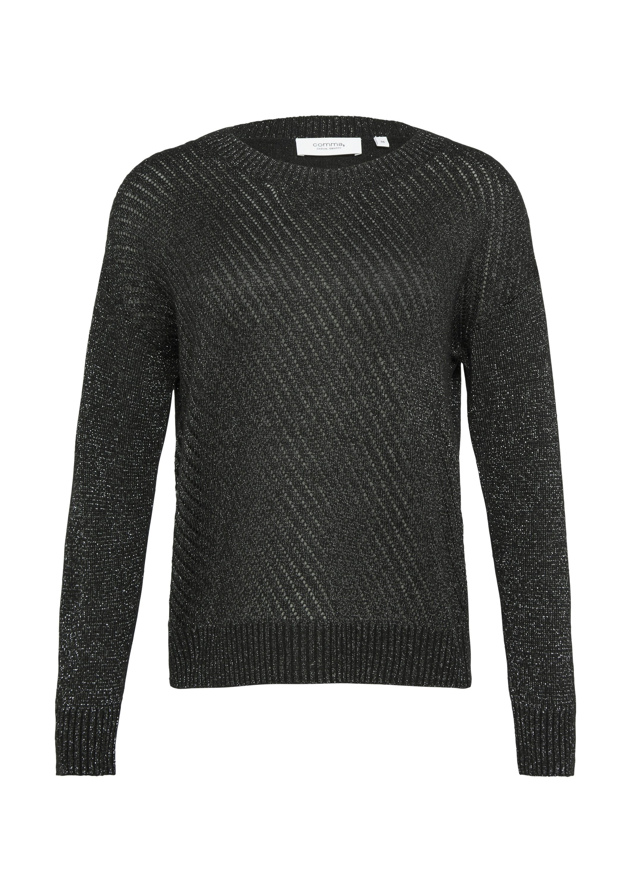 comma Longpullover Strickpullover (1-tlg) günstig online kaufen