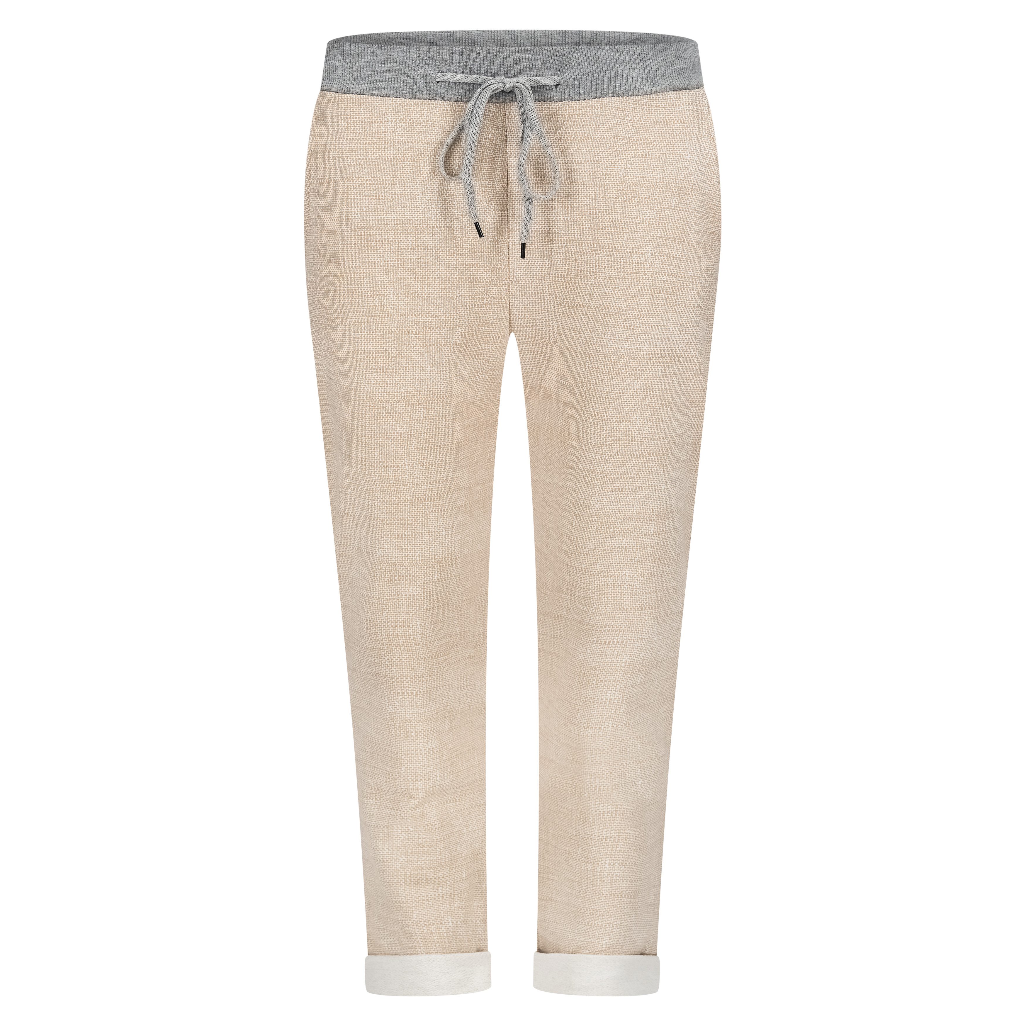 Mississhop Chinohose Damen Hose Blumen Jogginghose günstig online kaufen