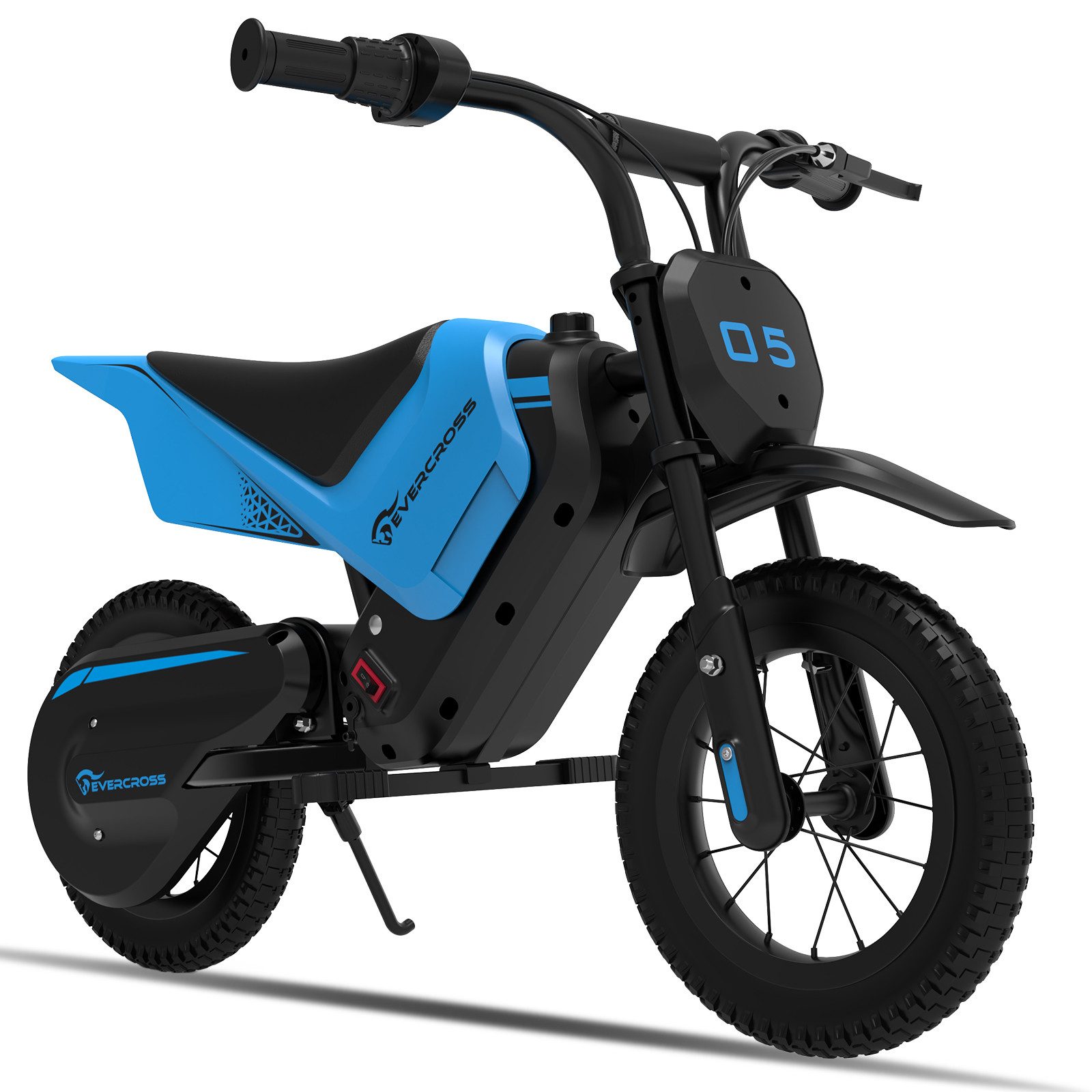 EVERCROSS TECH Elektro-Kindermotorrad EV05M Elektro Motorrad mit 150W Motor, 12 Zoll Luftreifen, MAX 10KM Lange Reichweite, Elektromotorrad für Kinder