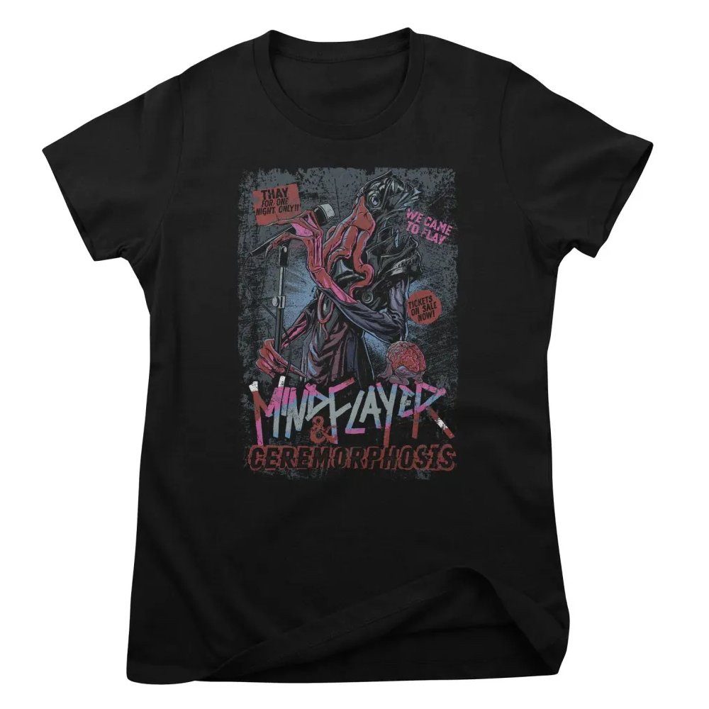 DUNGEONS & DRAGONS T-Shirt Mindflayer & Ceremorphosis Girly Tee