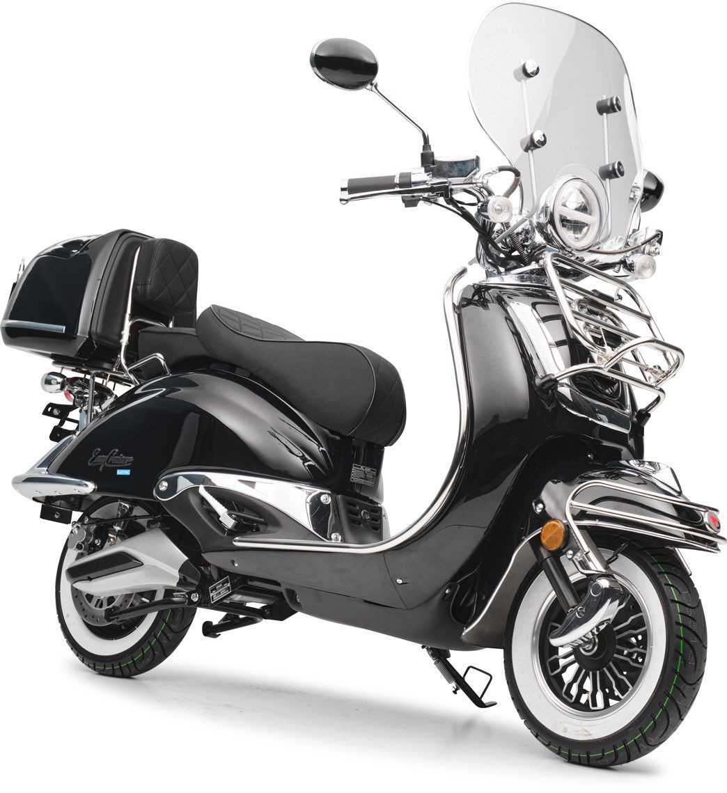 Burnout E-Motorroller EasyCruiser Elektro, 2000 W, 45 km/h, E-Roller Leistungsstarker Bosch Elektromotor