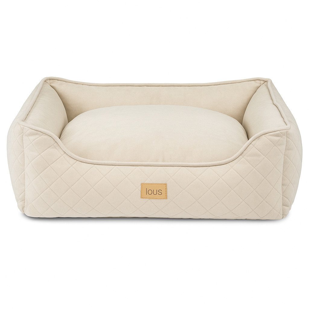 lous Hundebett Lous Orthopädisches Hundebett – Premium Hundekissen, Baumwolle