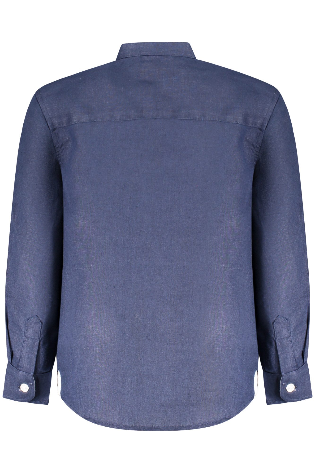 North Sails Langarmhemd Blaues Kinder Langarmshirt mit Stehkragen und umweltfreundlichen Detai